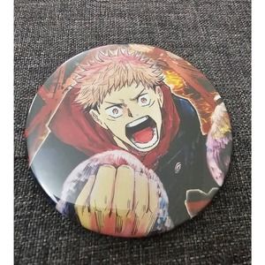Yuji Itadori Can Badge Pin Art Anime Manga Jujutsu Kaisen
